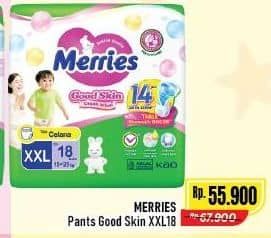 Promo Harga Merries Pants Good Skin XXL18 18 pcs - Alfamart