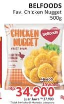 Promo Harga Belfoods Nugget Chicken Nugget 500 gr - Alfamidi