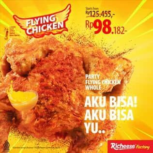 Promo Harga Party Flying Chicken Whole  - Richeese Factory