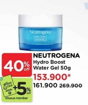 Promo Harga Neutrogena Hydro Boost Water Gel 50 gr - Watsons