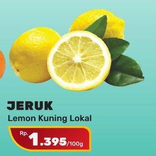 Promo Harga Jeruk Lemon Lokal per 100 gr - Yogya