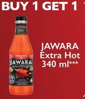 Promo Harga JAWARA Sambal Extra Hot 340 ml - Carrefour