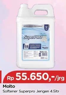 Promo Harga Molto SuperPro Softener Laundry Professional 4500 ml - TIP TOP
