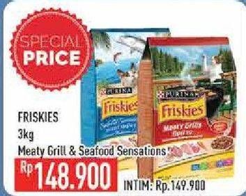 Promo Harga FRISKIES Cat Treats Mea, Seafood Sensation 3 kg - Hypermart