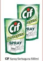 Promo Harga CIF Spray Serbaguna 500 ml - Carrefour