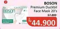 Promo Harga BOSON Face Mask Duckbill 20 pcs - Alfamidi