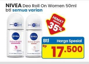 Promo Harga Nivea Deo Roll On All Variants 50 ml - Indomaret
