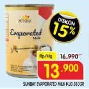 Promo Harga Sunbay Evaporated Milk 380 gr - Superindo