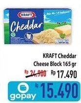 Promo Harga KRAFT Cheese Cheddar 165 gr - Hypermart