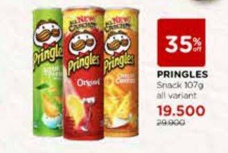 Promo Harga PRINGLES Potato Crisps All Variants 107 gr - Watsons
