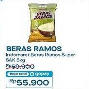 Promo Harga Indomaret Beras Ramos Super 5000 gr - Indomaret