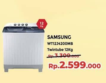 Promo Harga Samsung WT12J4200MB | Mesin Cuci  - Yogya