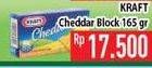 Promo Harga KRAFT Cheese Cheddar 165 gr - Hypermart