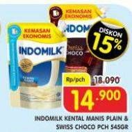 Promo Harga Indomilk Susu Kental Manis Plain, Cokelat 545 gr - Superindo