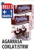 Promo Harga AGARASA Agar Agar Chocolate, Strawberry 10 gr - Hypermart