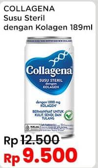 Promo Harga Collagena Susu Steril Kolagen 189 ml - Indomaret