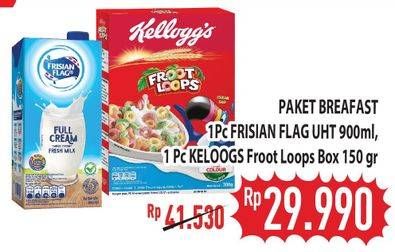 Frisian Flag UHT + Kellogg's Froot Loops