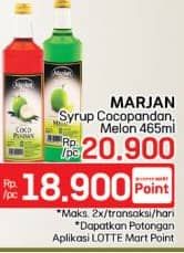 Promo Harga Marjan Syrup Boudoin Cocopandan, Melon 460 ml - LotteMart