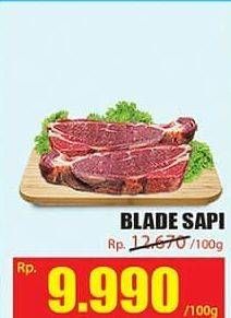 Promo Harga Daging Blade per 100 gr - Hari Hari