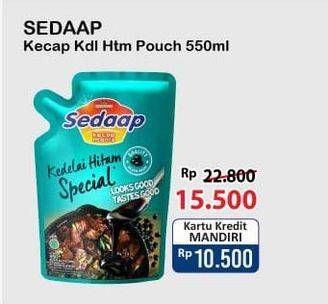 Promo Harga SEDAAP Kecap Manis Kedelai Hitam Special 550 ml - Alfamart