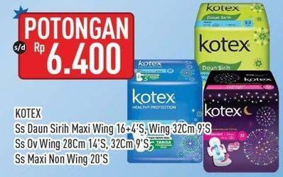 Kotex Daun Sirih/Kotex Proactive Guard Overnight/Kotex Healthy Protection