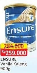 Promo Harga ENSURE Nutrition Powder FOS Vanila 900 gr - Alfamart