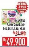 Promo Harga Merries Pants Good Skin S40, M34, L30, XL26  - Hypermart