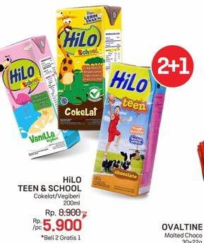 HiLo Teen & School Cokelat/Vegiberi 200ml