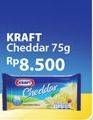 Promo Harga KRAFT Cheese Cheddar 75 gr - Alfamart