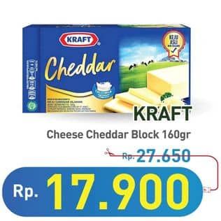 Promo Harga Kraft Cheese Cheddar 160 gr - Hypermart