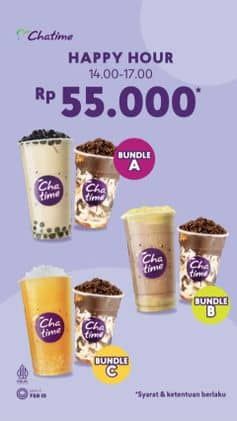 Promo Harga Happy Hour  - Chatime