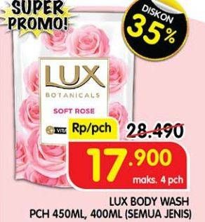 Promo Harga LUX Botanicals Body Wash All Variants 400 ml - Superindo