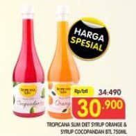 Promo Harga Tropicana Slim Syrup Orange, Cocopandan 750 ml - Superindo