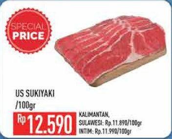 Promo Harga Sukiyaki per 100 gr - Hypermart