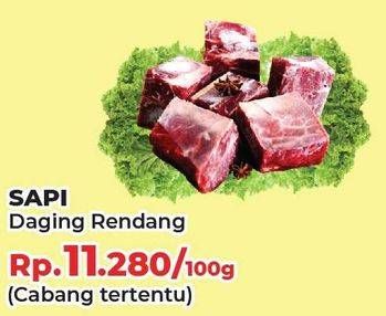 Promo Harga Daging Rendang Sapi Sapi per 100 gr - Yogya