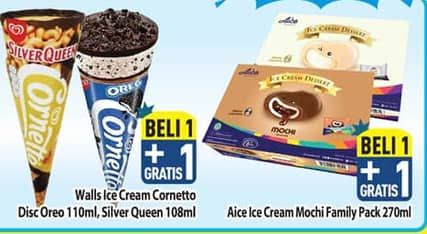 Promo Harga AICE Mochi/Walls Cornetto  - Hypermart