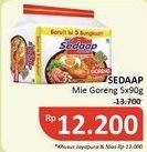 Promo Harga SEDAAP Mie Goreng Original per 5 pcs 90 gr - Alfamidi