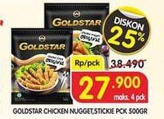 Promo Harga GOLDSTAR Nugget Stickie 500 gr - Superindo