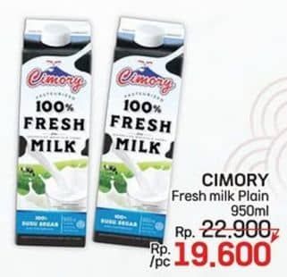 Promo Harga Cimory Fresh Milk Full Cream 950 ml - LotteMart