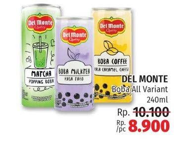 Promo Harga Del Monte Boba Drink All Variants 240 ml - LotteMart