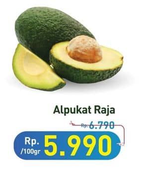 Promo Harga Alpukat Raja per 100 gr - Hypermart