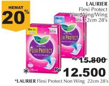 Promo Harga Laurier Active Day Flexi Protect Non Wing 22cm 28 pcs - Giant