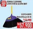 Promo Harga 3M SCOTCH BRITE Broom ID-45  - Hypermart