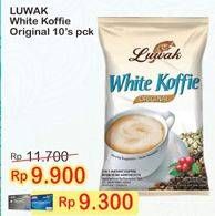 Promo Harga Luwak White Koffie 10 pcs - Indomaret