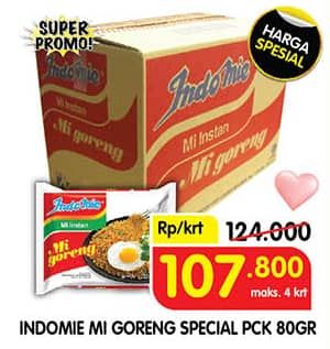 Promo Harga Indomie Mi Goreng Spesial per 40 pcs 85 gr - Superindo