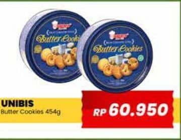 Promo Harga Unibis Butter Cookies 454 gr - Yogya