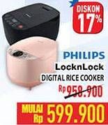 Promo Harga Locknlock/Philips Rice Cooker  - Hypermart
