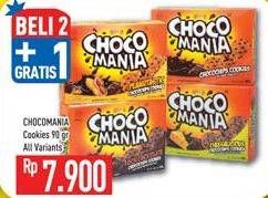 Promo Harga CHOCO MANIA Choco Chip Cookies All Variants per 2 box 90 gr - Hypermart