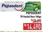 Promo Harga Pepsodent Pasta Gigi Action 123 Herbal 190 gr - Hypermart