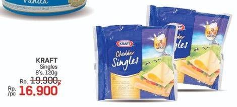 Promo Harga Kraft Singles Cheese 167 gr - LotteMart